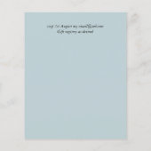 BUDGET roze roze glitter is een meisje Baby shower (Achterkant)