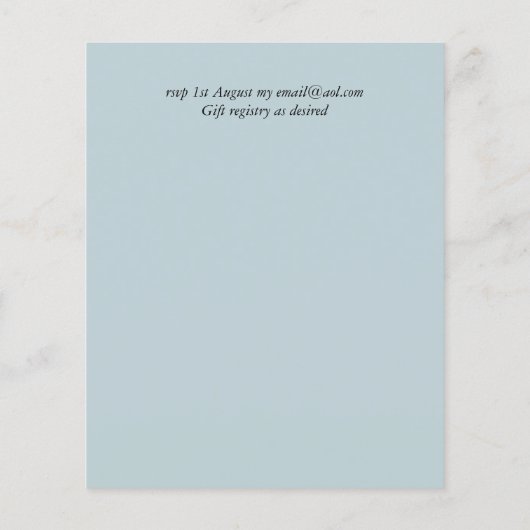 BUDGET roze roze glitter is een meisje Baby shower (Achterkant)