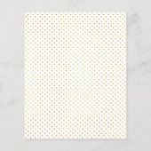 BUDGET roze tropische bladeren bruiloft uitnodigin (Achterkant)