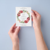 Budget roze tropische Floral Vrijgezellenfeest Fly Flyer (Hand)