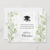 Budget Roze Truck Afstuderen Dank u (Achterkant)