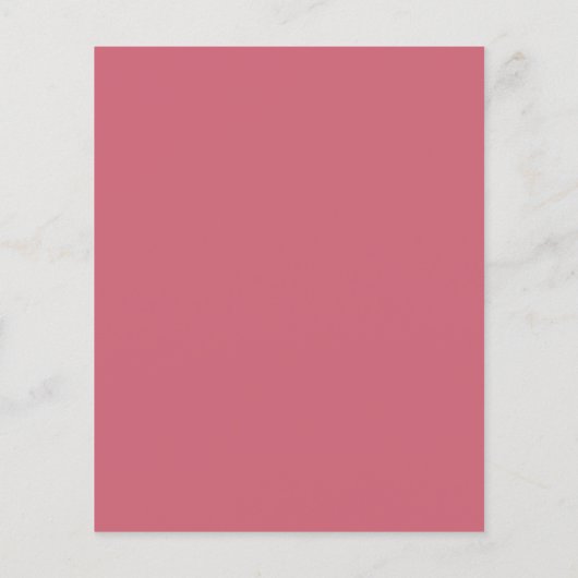 Budget Roze Tuin Bloemen 70ste Verjaardag Uitnodig (Achterkant)