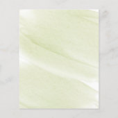 Budget Roze White Paars Floral Funeral Invitation (Achterkant)