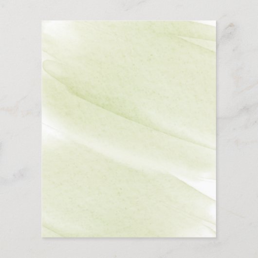 Budget Roze White Paars Floral Funeral Invitation (Achterkant)