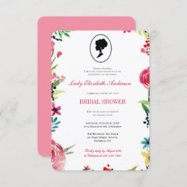 Budget Roze Wildflowers Bridgerton Vrijgezellenfee Kaart