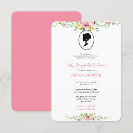 Budget Roze Wildflowers Bridgerton Vrijgezellenfee Kaart