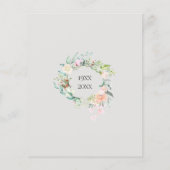 Budget Rozenkrans 70ste verjaardagsuitnodiging (Achterkant)