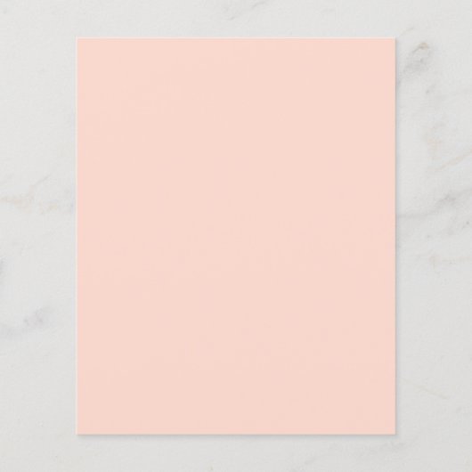 Budget RSVP Blush Pink Script Simple Response Kaar (Achterkant)