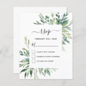 Budget RSVP Botanische Greenery Foliage (Voorkant / Achterkant)