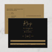 BUDGET RSVP BRIEFKAART (Voorkant / Achterkant)