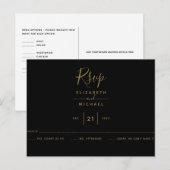BUDGET RSVP BRIEFKAART (Voorkant / Achterkant)