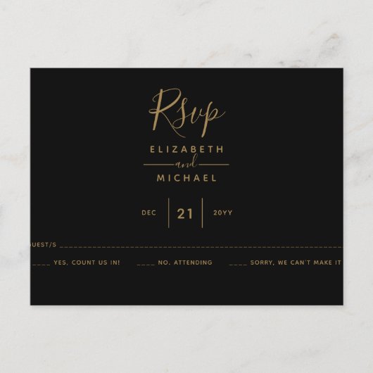 BUDGET RSVP BRIEFKAART (Voorkant)