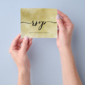 BUDGET/RSVP Card-Flyer. Flyer (Hand)