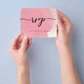 BUDGET/RSVP Card-Flyer. Flyer (Hand)
