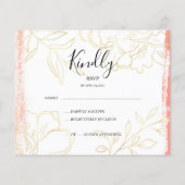 BUDGET/RSVP Card-Flyer. Flyer (Achterkant)