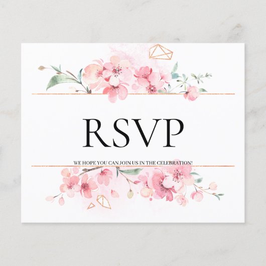 BUDGET/RSVP Card-Flyer. Flyer (Voorkant)