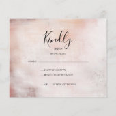 BUDGET/RSVP Card-Flyer. Flyer (Achterkant)