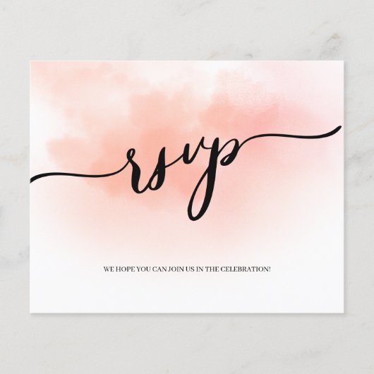 BUDGET/RSVP Card-Flyer. Flyer (Voorkant)