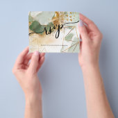 BUDGET/RSVP Card-Flyer. Flyer (Hand)