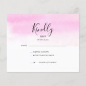 BUDGET/RSVP Card-Flyer. Flyer (Achterkant)