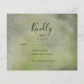 BUDGET/RSVP Card-Flyer. Flyer (Achterkant)