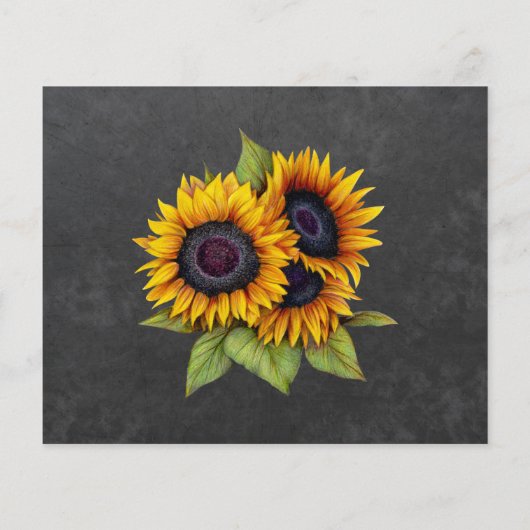 Budget rsvp card flyer voor de bruiloft van zonneb (Achterkant)