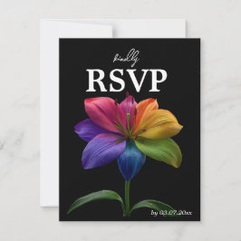 🌈 Budget RSVP Feest & Bloei Technicolor Liefde Kaartje