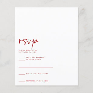 BUDGET RSVP Kaart