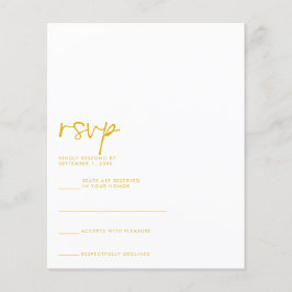 BUDGET RSVP-kaart Flyer