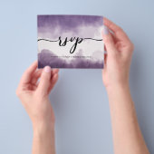 Budget/RSVP-kaart. Flyer (Hand)