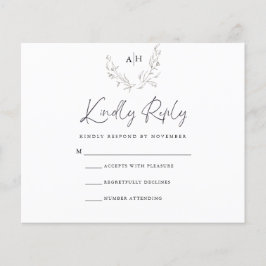 Budget RSVP-kaart Flyer