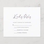 Budget RSVP-kaart Flyer (Voorkant)