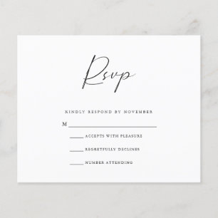 Budget RSVP-kaart Flyer