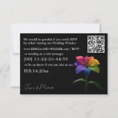 🌈 Budget RSVP online Technicolor Love  (Achterkant)