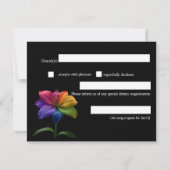 🌈 Budget RSVP Technicolor Love  (Achterkant)