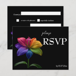 🌈 Budget RSVP Technicolor Love Kaartje