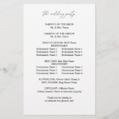 Budget Rus Neutraal Boho Bloemige Trouwceremonie M Flyer (Achterkant)