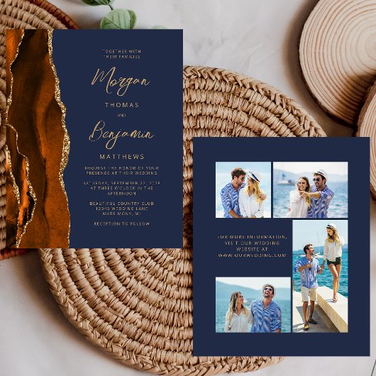 Budget Rust Agate Navy Blue 4 Foto Huwelijksuitnod