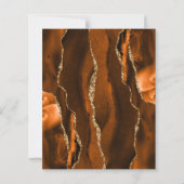 Budget Rust Gold Agaat Navy Script Save the Date (Achterkant)