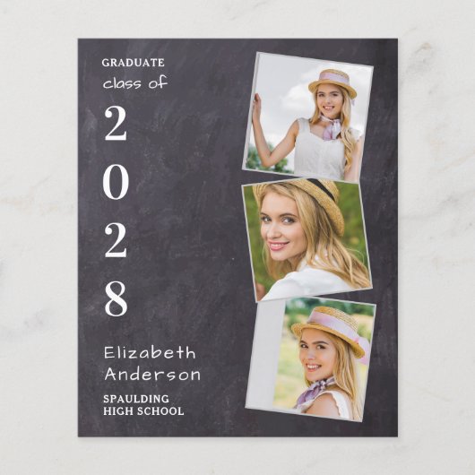 Budget Rustic 3 Aankondiging van het Foto Afstuder (Voorkant)