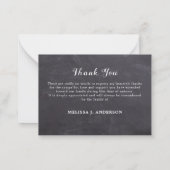 Budget Rustic 3 Fotosympathie Funeral Dank u Notitiekaartje (Achterkant)