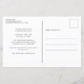 Budget Rustic 3 Uitnodiging tot Afstuderen (Achterkant)