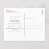 Budget Rustic 3 Uitnodiging tot Afstuderen (Achterkant)