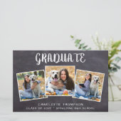 Budget Rustic 3 Uitnodiging tot Afstuderen (Staand voorkant)