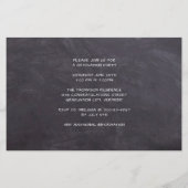 Budget Rustic 3 Uitnodiging tot Afstuderen (Achterkant)