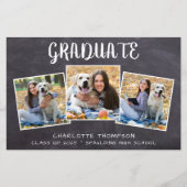 Budget Rustic 3 Uitnodiging tot Afstuderen (Voorkant)