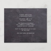 Budget Rustic 3 Uitnodiging tot Afstuderen (Achterkant)