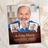 Budget Rustic 4 Foto Collage Sympathie Dank u