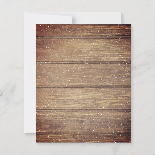 Budget Rustic 4 Photo  Red Truck Card (Achterkant)