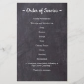 Budget Rustic 5 Foto's Memorial Funeral Programme (Achterkant)